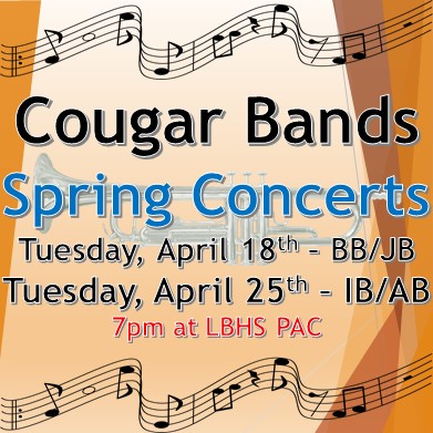  Band Spring Concerts